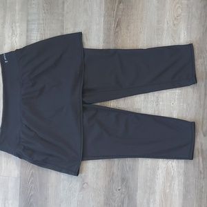 Zuda black womens skirted  leggings size xl tennis/pickelball